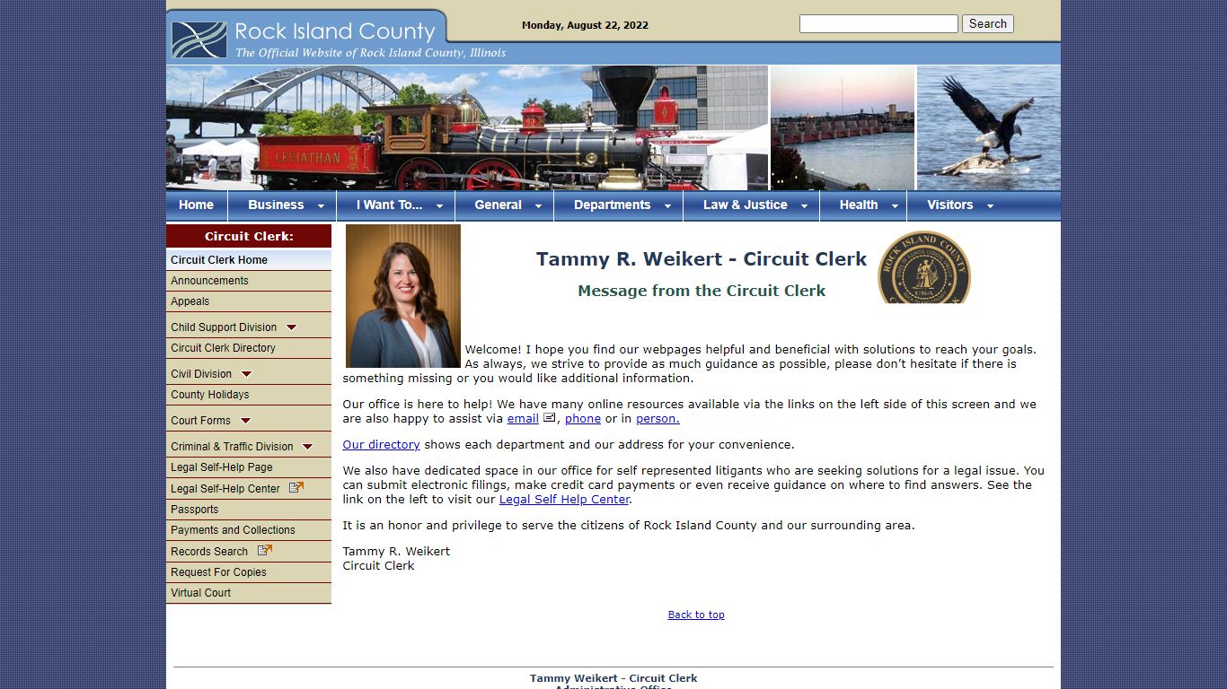 Rock Island County Circuit Clerk - Home Page